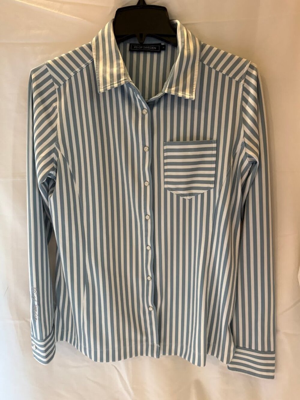 PS of Sweden June Blue White Stripe Shirt